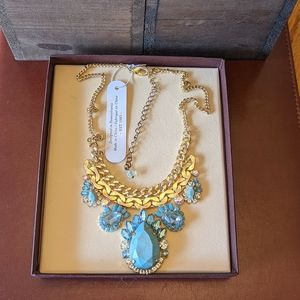 Sorrelli Blue Swarovski Crystal Pendent Necklace